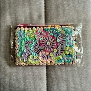 Sequined Card Holder‎